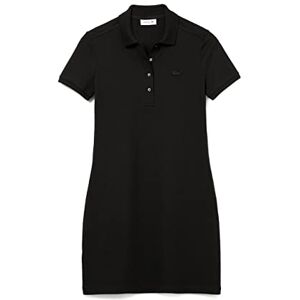 Lacoste Robe Slim Fit Femme , Noir, 42 - Publicité Lacoste Robe Slim Fit Femme , Noir, 42 - Publicité