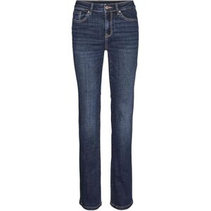 Vero Moda Jean Coupe Droite VMFLASH Taille Moyenne Straight Fit Jeans Dark Blue Denim M 34 Dark Blue Denim M / L34 - Publicité Vero Moda Jean Coupe Droite VMFLASH Taille Moyenne Straight Fit Jeans Dark Blue Denim M 34 Dark Blue Denim M / L34 - Publicité