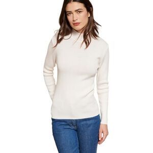 Damart Pull-Chaussette Col Montant 50% Laine Mérinos Femme Blanc Taille 38/40 - Publicité Damart Pull-Chaussette Col Montant 50% Laine Mérinos Femme Blanc Taille 38/40 - Publicité