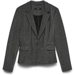 Vero Moda Vmjulia Ls Glitter Blazer JRS Noos, Noir, 40 Femmes - Publicité Vero Moda Vmjulia Ls Glitter Blazer JRS Noos, Noir, 40 Femmes - Publicité