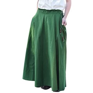 Battle-Merchant Longue Jupe médiévale Femme Coton/Coupe évasée servante/Jeux de rôle Grandeur Nature/Style Viking Plusieurs Coloris Vert S - Publicité Battle-Merchant Longue Jupe médiévale Femme Coton/Coupe évasée servante/Jeux de rôle Grandeur Nature/Style Viking Plusieurs Coloris Vert S - Publicité