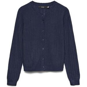Vero Moda Vmnewlex Pointelle Ls O-N Cardigan Noos, Blazer Bleu Marine, XL Femme - Publicité Vero Moda Vmnewlex Pointelle Ls O-N Cardigan Noos, Blazer Bleu Marine, XL Femme - Publicité