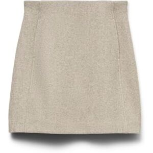Vero Moda Femme Vmfortuneallison Hw GA Noos Courte Mini Jupe, Silver Mink/Détail : Chiné, M EU - Publicité Vero Moda Femme Vmfortuneallison Hw GA Noos Courte Mini Jupe, Silver Mink/Détail : Chiné, M EU - Publicité
