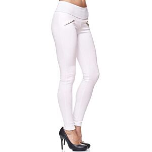 Elara Pantalon Extensible Femme Skinny Jegging Chunkyrayan A08-9 White 42 (XL) - Publicité Elara Pantalon Extensible Femme Skinny Jegging Chunkyrayan A08-9 White 42 (XL) - Publicité
