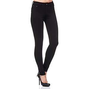 Elara Pantalon Femmes Stretch Skinny Fit Jegging Chunkyrayan A118 Black/Silver 42 (XL) H01 Black 52 (6XL) - Publicité Elara Pantalon Femmes Stretch Skinny Fit Jegging Chunkyrayan A118 Black/Silver 42 (XL) H01 Black 52 (6XL) - Publicité