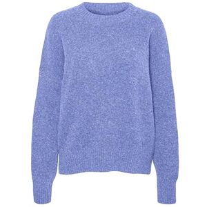 Vero Moda Pull Ample en Tricot à col Rond et Manches Longues pour Femme, Jacaranda, S - Publicité Vero Moda Pull Ample en Tricot à col Rond et Manches Longues pour Femme, Jacaranda, S - Publicité