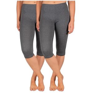 SES Pantalon Corsaire Femme Lot de 2 en Coton Anthracite chiné Tailles 42-44 / Legging 3/4 Femme Opaques/Corsaire Femme à la Coupe Parfaite/Legging Coton Femme - Publicité SES Pantalon Corsaire Femme Lot de 2 en Coton Anthracite chiné Tailles 42-44 / Legging 3/4 Femme Opaques/Corsaire Femme à la Coupe Parfaite/Legging Coton Femme - Publicité