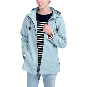 Breizh Ocean Ciré Imperméable ERQUY, Coupe ajustée avec intérieur rayé Femme du XS au 4XL (Bleu ciel, XS) - Publicité