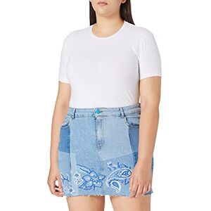 Desigual FAL_be Blue Jupe pour Femme, Bleu, 38 - Publicité Desigual FAL_be Blue Jupe pour Femme, Bleu, 38 - Publicité