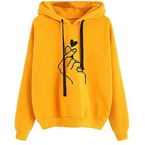 WWricotta Femmes Automne Hiver Sweat Pulls Tops T-Shirt À Manches Longues Capuche Confortable-DéContracté Avec Cordon Et Poches Surdimensionné - Publicité WWricotta Femmes Automne Hiver Sweat Pulls Tops T-Shirt À Manches Longues Capuche Confortable-DéContracté Avec Cordon Et Poches Surdimensionné - Publicité
