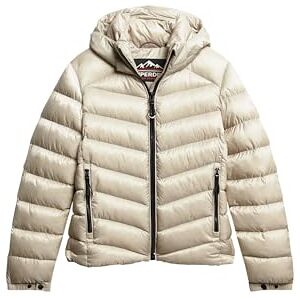 Superdry Hooded Fuji Padded Jacket Veste, Pelican Beige, 42 Femme - Publicité Superdry Hooded Fuji Padded Jacket Veste, Pelican Beige, 42 Femme - Publicité
