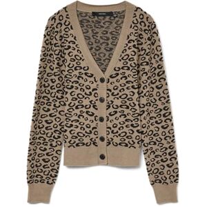 Vero Moda Neck Boo Vmnancy Ls Cardigan à col en V, Gris Clair, XL Femme - Publicité Vero Moda Neck Boo Vmnancy Ls Cardigan à col en V, Gris Clair, XL Femme - Publicité