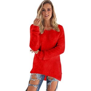 Pengniao Pull Long Maille Femme Oversize Pull Mohair Col Rond Femme Chandail Femme Large Tricot Pull Grosse Maille Manche Longue Femme Chaud Loose Ample Hiver Chandails Grosses Mailles Sweater Femme Rouge L - Publicité Pengniao Pull Long Maille Femme Oversize Pull Mohair Col Rond Femme Chandail Femme Large Tricot Pull Grosse Maille Manche Longue Femme Chaud Loose Ample Hiver Chandails Grosses Mailles Sweater Femme Rouge L - Publicité