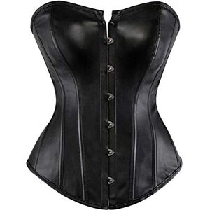 Josamogre Corset Cuir Bustier Féminin Sexy Top Gothique Grande Taille Lingerie Noir XL - Publicité Josamogre Corset Cuir Bustier Féminin Sexy Top Gothique Grande Taille Lingerie Noir XL - Publicité