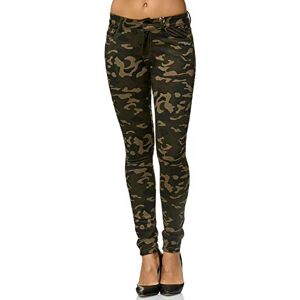 Elara Pantalon Femmes Stretch Skinny Fit Jegging Chunkyrayan A92 Army 42 (XL) - Publicité Elara Pantalon Femmes Stretch Skinny Fit Jegging Chunkyrayan A92 Army 42 (XL) - Publicité