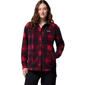 Columbia Femme Benton Springs Shirt Jacket 2 Veste Polaire, Tonalité Rouge Omblur De Montagne, M EU - Publicité Columbia Femme Benton Springs Shirt Jacket 2 Veste Polaire, Tonalité Rouge Omblur De Montagne, M EU - Publicité