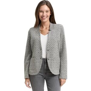 TOM TAILOR Blazer, 39179-black White Argyle Structure, 3XL Femmes - Publicité TOM TAILOR Blazer, 39179-black White Argyle Structure, 3XL Femmes - Publicité
