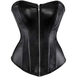 Josamogre Corset Cuir Femme Sexy Top Grande Fermeture Éclair Taille Burlesque Lingerie Noir XL - Publicité Josamogre Corset Cuir Femme Sexy Top Grande Fermeture Éclair Taille Burlesque Lingerie Noir XL - Publicité