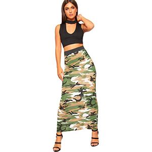 WearAll Femmes Multi Imprimer Élastiquée Élevé Taille Étendue Maxi Longue Jupe Dames Nouveau Camouflage 44-46 - Publicité WearAll Femmes Multi Imprimer Élastiquée Élevé Taille Étendue Maxi Longue Jupe Dames Nouveau Camouflage 44-46 - Publicité