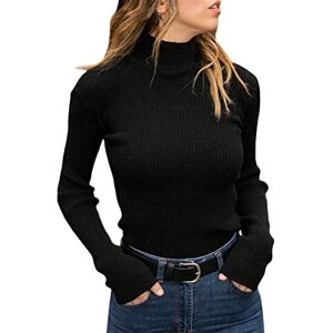 ORANDESIGNE Pull Femme Col Roulé sous Pull Moulant Tricot Hiver Chaud Chic Ajusté Pull Chaussette Moderne Col Montant Haut Femme Basique à Manches Longues Dame à la Mode Noir 42 - Publicité ORANDESIGNE Pull Femme Col Roulé sous Pull Moulant Tricot Hiver Chaud Chic Ajusté Pull Chaussette Moderne Col Montant Haut Femme Basique à Manches Longues Dame à la Mode Noir 42 - Publicité