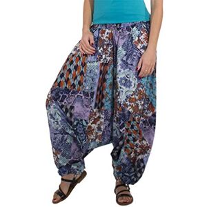 Coline Sarouel 3 en 1 Femme imprimé Graphique et Floral Couleur : Bleu Taille Unique - Publicité Coline Sarouel 3 en 1 Femme imprimé Graphique et Floral Couleur : Bleu Taille Unique - Publicité