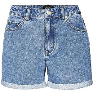 Vero Moda VMZURI HR Loose Shorts Mix Noos, Shorts aux Femmes, Medium Blue Denim, L - Publicité Vero Moda VMZURI HR Loose Shorts Mix Noos, Shorts aux Femmes, Medium Blue Denim, L - Publicité