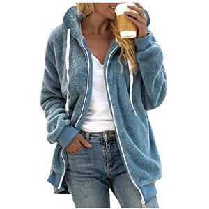AMDOLE Veste Polaire Femme Fille Hiver Chaude Sweat Capuche Zippé Femme Grande Taille Blousons Chic Et Elegant Sweat Ample Femme Manche Longue Et Poche Chaude Outerwear Pas Cher - Publicité AMDOLE Veste Polaire Femme Fille Hiver Chaude Sweat Capuche Zippé Femme Grande Taille Blousons Chic Et Elegant Sweat Ample Femme Manche Longue Et Poche Chaude Outerwear Pas Cher - Publicité