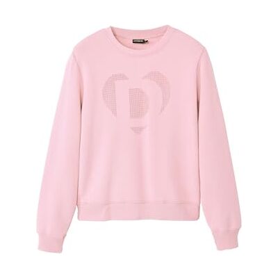 Desigual Pull à Manches Longues en Tricot pour Femme, Rouge, M - Publicité Desigual Pull à Manches Longues en Tricot pour Femme, Rouge, M - Publicité