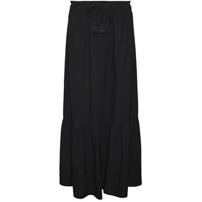 Vero Moda Vmpretty Hw Jupe Maxi pour Femme WVN GA Noos, Noir, XS - Publicité Vero Moda Vmpretty Hw Jupe Maxi pour Femme WVN GA Noos, Noir, XS - Publicité