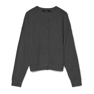 Vero Moda Ls O-Neck Vmmarina Cardigan à col Rond Noos, Gris foncé mélangé, XL Femme - Publicité Vero Moda Ls O-Neck Vmmarina Cardigan à col Rond Noos, Gris foncé mélangé, XL Femme - Publicité