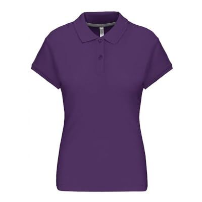 Kariban Polo Manches Courtes Femme Violet, XL, Femme - Publicité Kariban Polo Manches Courtes Femme Violet, XL, Femme - Publicité