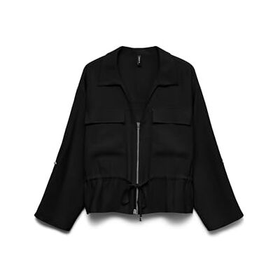 Vero Moda T-Shirt Vmkatie LS WVN Noos pour Femme, Noir, S - Publicité Vero Moda T-Shirt Vmkatie LS WVN Noos pour Femme, Noir, S - Publicité