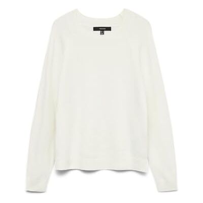 Vero Moda Femme Vmdoffy Ls O-Neck Blouse GA Noos Sweater, Blanc Neige Détails : Chiné, XL EU - Publicité Vero Moda Femme Vmdoffy Ls O-Neck Blouse GA Noos Sweater, Blanc Neige Détails : Chiné, XL EU - Publicité