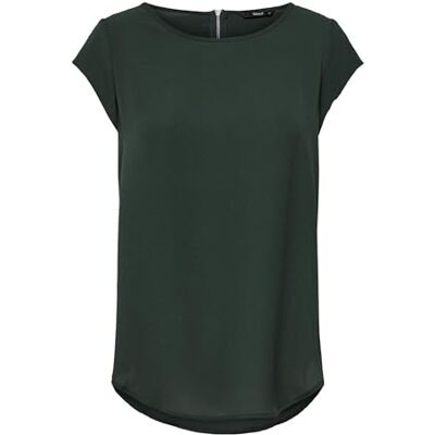 Only NOS Onlvic S/s Solid Top Noos Wvn, Blouse Femme, Vert (Green Gables Green Gables), Small (Taille fabricant: 36) - Publicité Only NOS Onlvic S/s Solid Top Noos Wvn, Blouse Femme, Vert (Green Gables Green Gables), Small (Taille fabricant: 36) - Publicité