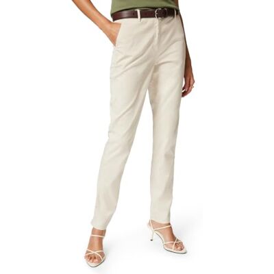 Caroll Pantalon Cigarette 7/8ème Beige 44 - Publicité Caroll Pantalon Cigarette 7/8ème Beige 44 - Publicité