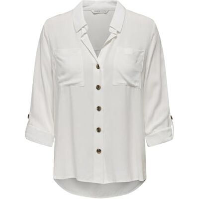 Onlyasmin L/S WVN Noos T-Shirt pour Femme - Publicité Onlyasmin L/S WVN Noos T-Shirt pour Femme - Publicité