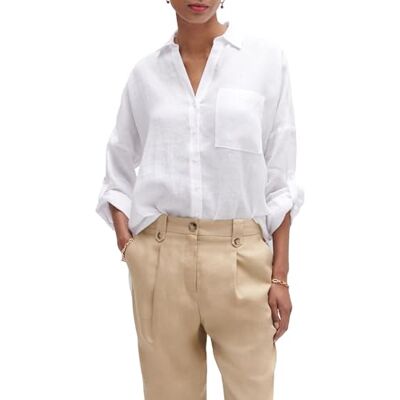 Caroll Chemises Manches Longues 100% Lin - Publicité Caroll Chemises Manches Longues 100% Lin - Publicité
