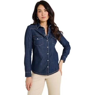 Grain de Malice Chemise en Jean Femme - Publicité Grain de Malice Chemise en Jean Femme - Publicité