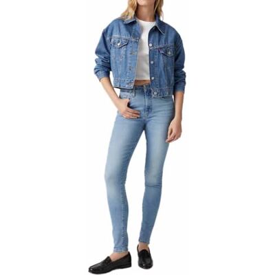 Levis 721 High Rise Skinny Jeans Femme, Blue Wave Light, 24W / 32L - Publicité Levis 721 High Rise Skinny Jeans Femme, Blue Wave Light, 24W / 32L - Publicité