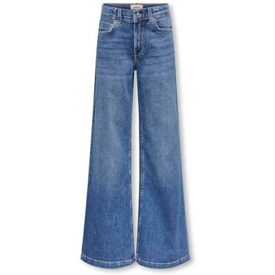Only Jean évasé pour Fille KOGCALIFORNIA Taille Moyenne, Denim Bleu foncé, 14 Ans - Publicité Only Jean évasé pour Fille KOGCALIFORNIA Taille Moyenne, Denim Bleu foncé, 14 Ans - Publicité
