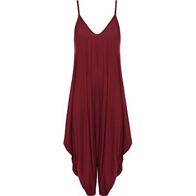WearAll Femmes Lagenlook Lacets Bouffant Harem Combinaison Robe Haut Salopette Hauts Femmes Tailles 40-54 - Publicité WearAll Femmes Lagenlook Lacets Bouffant Harem Combinaison Robe Haut Salopette Hauts Femmes Tailles 40-54 - Publicité