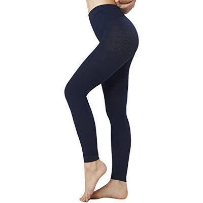 Solidea - Silver Wave Long - Navy - Compression Leggings - Publicité Solidea - Silver Wave Long - Navy - Compression Leggings - Publicité
