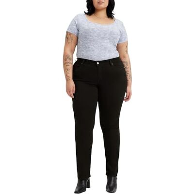 Levis Plus Size 314™ Shaping Straight Jeans Femme, Soft Black 2, 16 S - Publicité Levis Plus Size 314™ Shaping Straight Jeans Femme, Soft Black 2, 16 S - Publicité