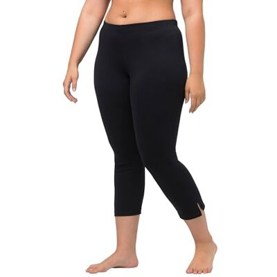 Ulla Popken Pantalon Capri, Ceinture élastiquée, Coton Bleu Marine 50+ 593724 71-50+ - Publicité Ulla Popken Pantalon Capri, Ceinture élastiquée, Coton Bleu Marine 50+ 593724 71-50+ - Publicité