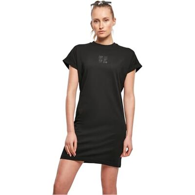Urban Classics Damen Ladies Cut on Sleeve Printed Tee Dress - Publicité Urban Classics Damen Ladies Cut on Sleeve Printed Tee Dress - Publicité