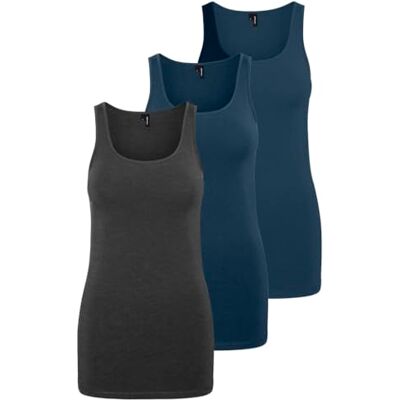 Vero Moda Débardeur long VMMAXI My Soft Long pour femme, S - Publicité Vero Moda Débardeur long VMMAXI My Soft Long pour femme, S - Publicité