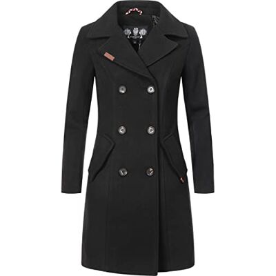 Trench femme aspect laine Marikoo Nanakoo - Manteau d'hiver - Publicité Trench femme aspect laine Marikoo Nanakoo - Manteau d'hiver - Publicité