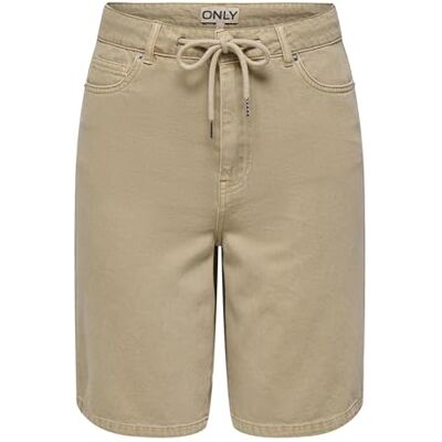 Only Onlsilla MW String Bermuda PNT pour Femme, Savannah Tan, M - Publicité Only Onlsilla MW String Bermuda PNT pour Femme, Savannah Tan, M - Publicité