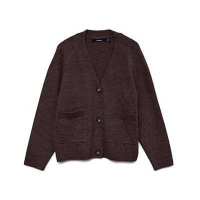 Vero Moda Cardigan VMBOOM Cardigans en Maille Chocolate Torte S Chocolate Torte S - Publicité Vero Moda Cardigan VMBOOM Cardigans en Maille Chocolate Torte S Chocolate Torte S - Publicité