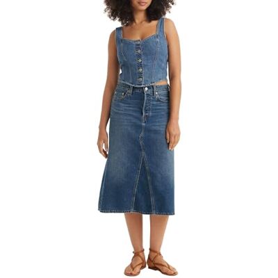 Levis Jupe décon HR A Line pour Femme, Mid Morning, 27W - Publicité Levis Jupe décon HR A Line pour Femme, Mid Morning, 27W - Publicité